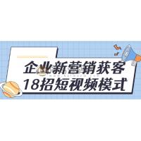 企业新营销获客18招短视频模式