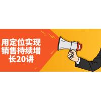 销售增长20讲：定位战略实战指南