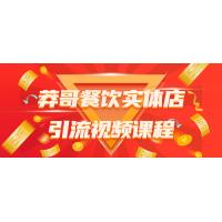 莽哥餐饮实体店引流秘籍：从0到爆满的视频课程