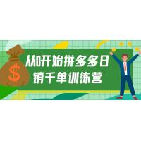 拼多多电商爆款训练营：从0到日销千单的实战路线图与运营技巧大全